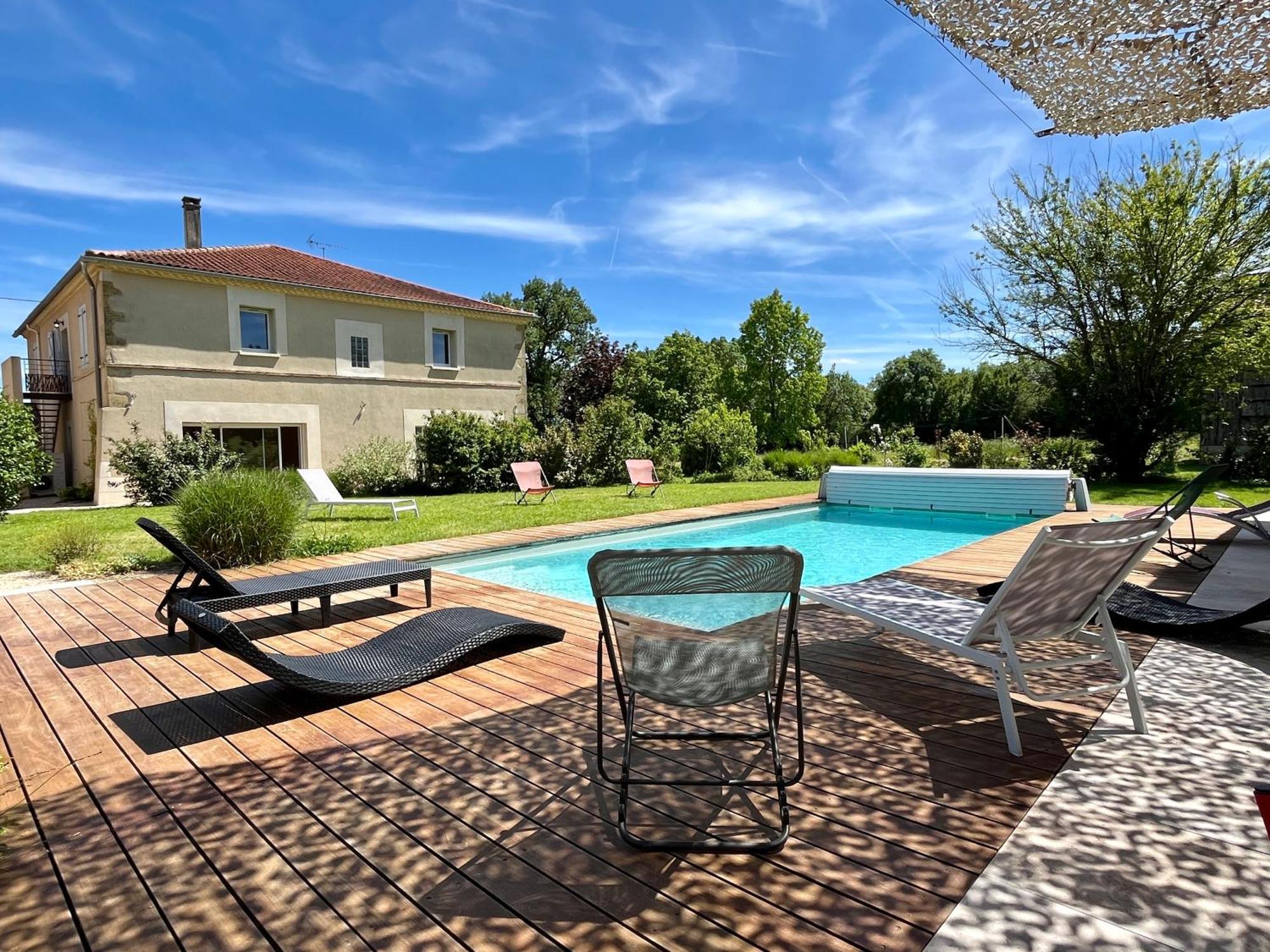 Gite Campagne Famille 15 Pers Piscine Chauffee Jeux Enfants Petanque Saint-Sauvy Eksteriør bilde