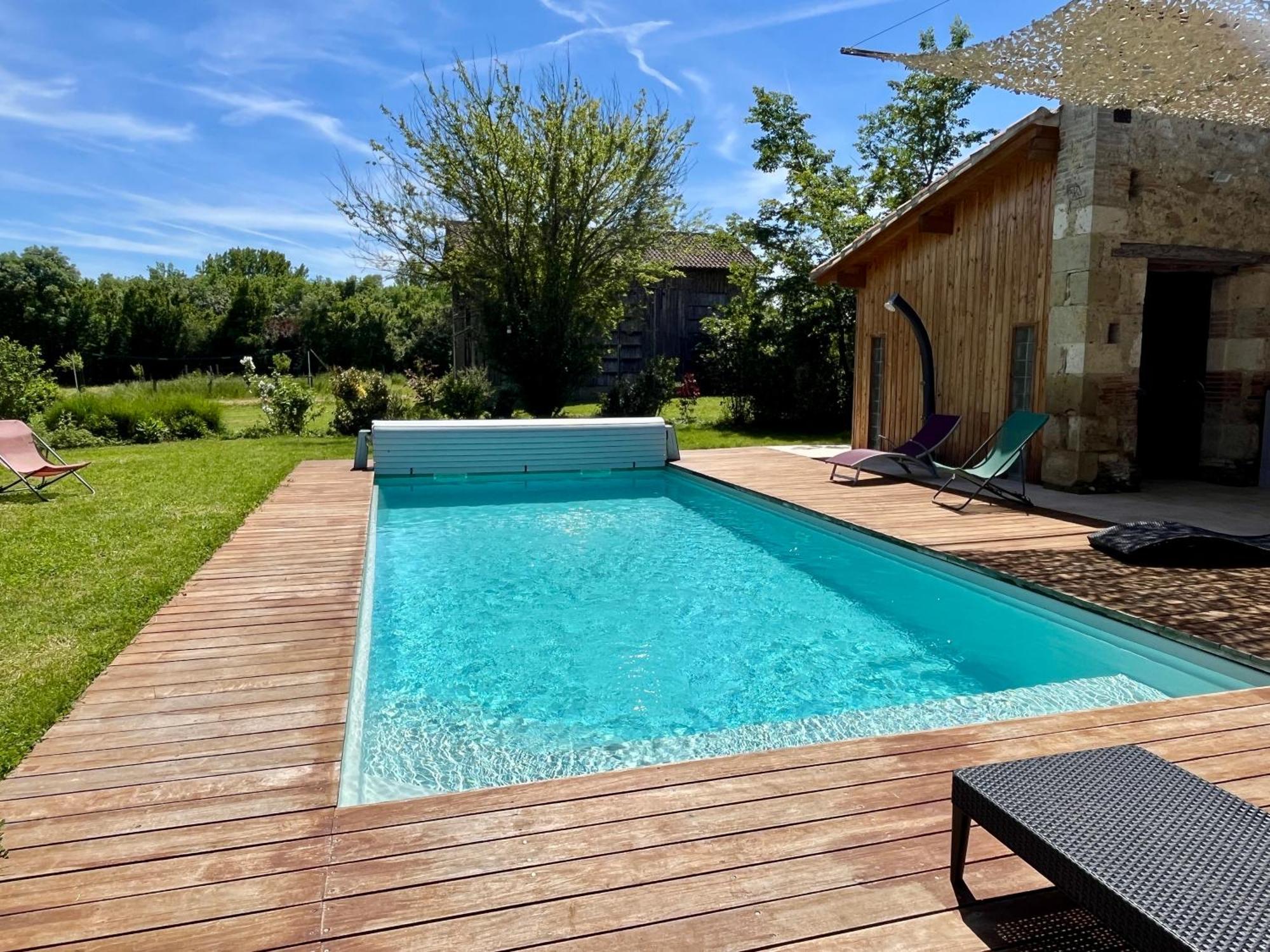Gite Campagne Famille 15 Pers Piscine Chauffee Jeux Enfants Petanque Saint-Sauvy Eksteriør bilde