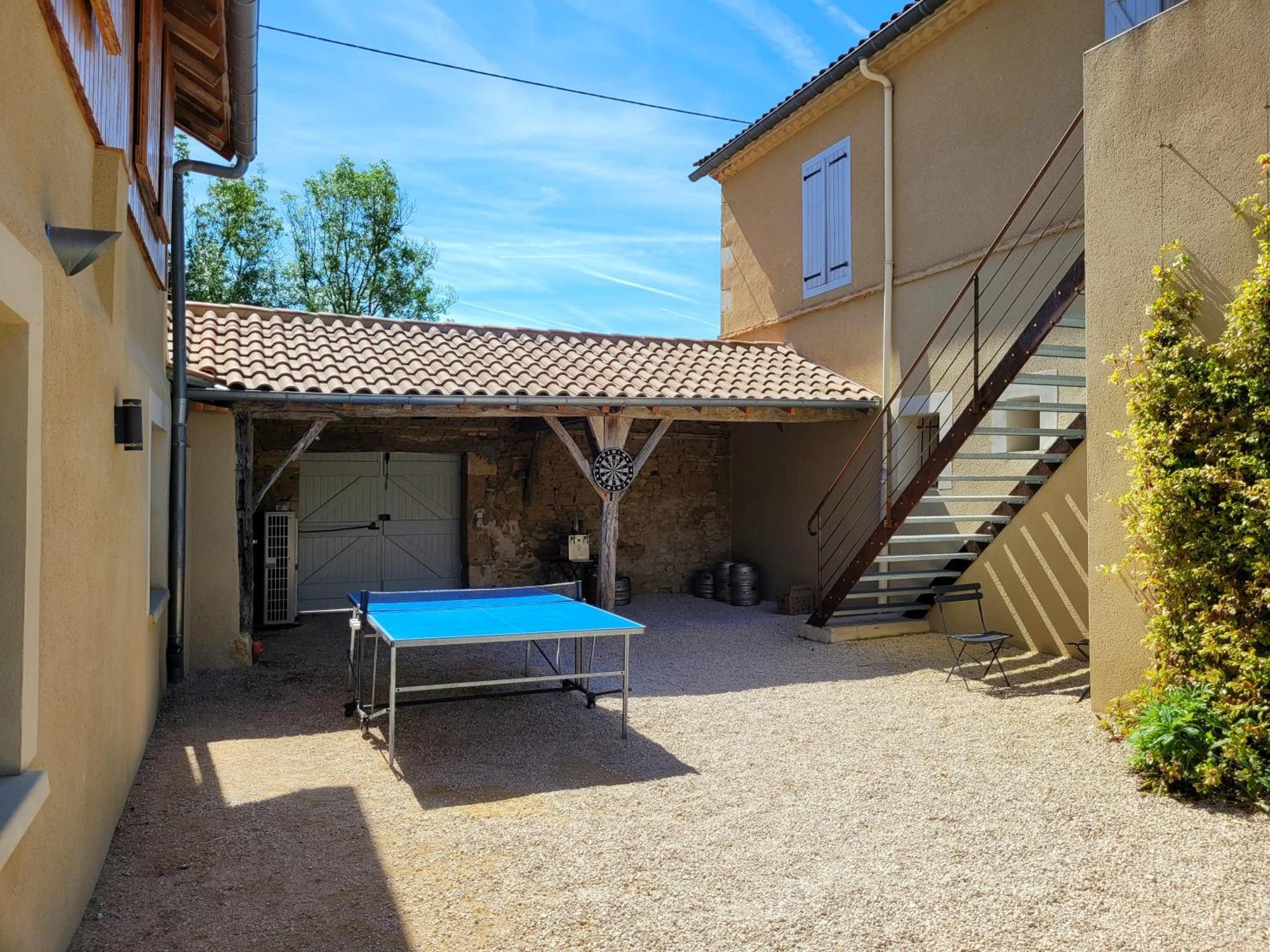 Gite Campagne Famille 15 Pers Piscine Chauffee Jeux Enfants Petanque Saint-Sauvy Eksteriør bilde